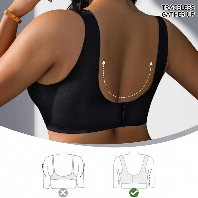 Übergröße Trägerloser Nahtloser Tank-Top-Stil Push-Up BH für Damen mit großer Brust