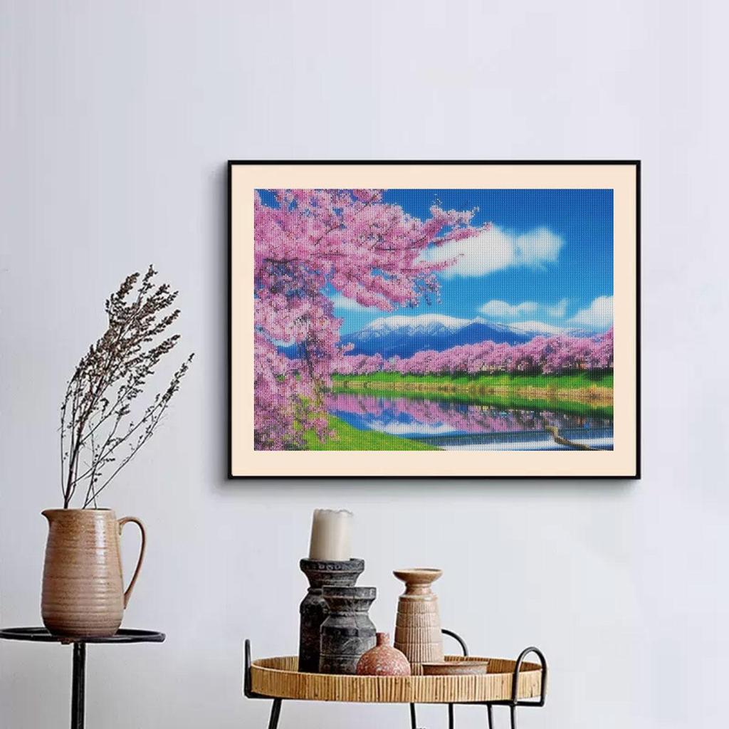 5D Diamond Painting Cross Stitch Flower Diamond Embroidery Flower DIY Mosaic Full Ecoration Home 30x40cm