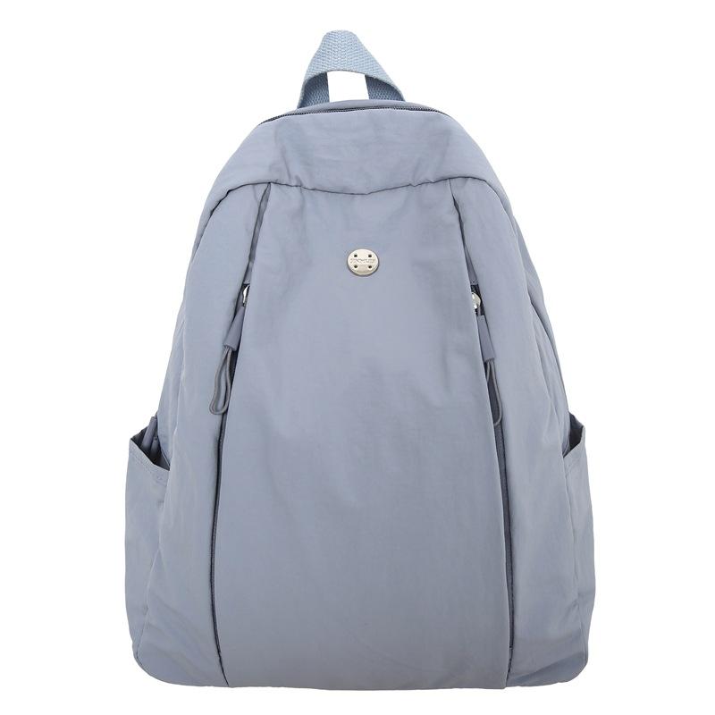 Sac à dos pour femme, sac à dos de sport pour homme, sac d'école de couleur unie pour étudiant