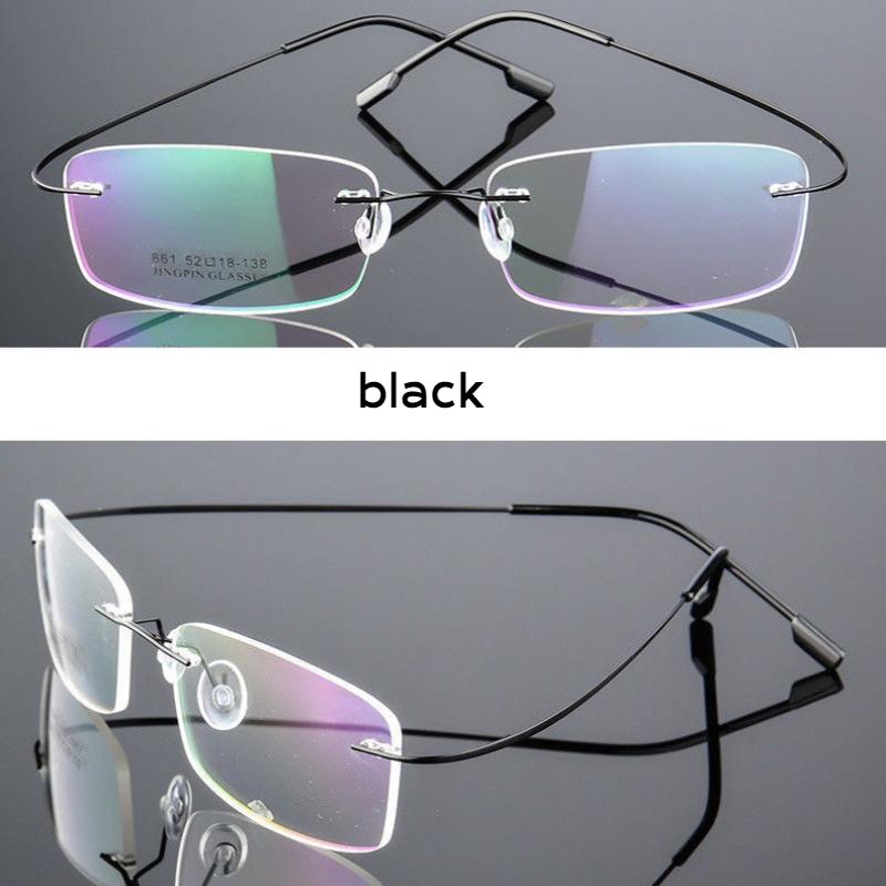 

Flexible Ultralight Rimless Reading Glasses Men Women New Memory Metal Glasses Presbyopic Eyeglasses Strength +1.0~+4.0 +2.0