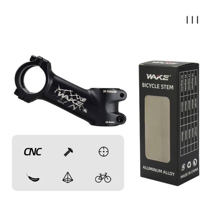 Heiß! Fahrradvorbau 10/17/25/35 Grad 60/70/80/90/100/110mm Aluminiumlegierung Mountainbike Hohl Riser
