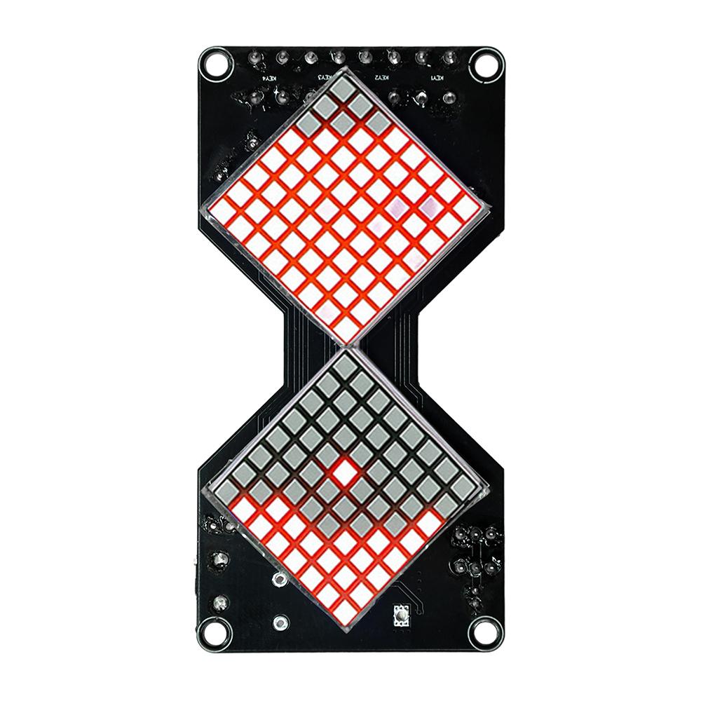

DIY Electronic Hourglass Timers Birthday Gift Toys LED Electronic Hourglass Cyber Style Home Decoration Birthday Christmas Gift красный