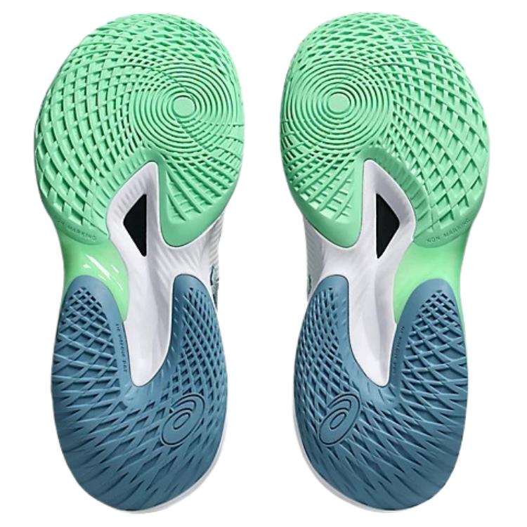 Asics Metarise 2 Comfortable Durable Supportive Volleyball Shoes Men Shoes White Blue Green 1051A089-102