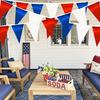 10m Independence Day Triangle Flag Banner - Party Room Decoration