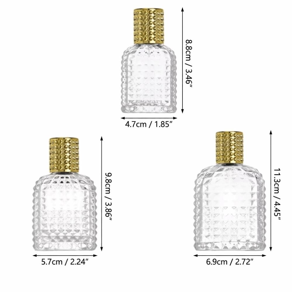 Pineapple Shape Perfume Atomizer Refillable Cosmetic Dispenser Fragrance Storage Business Travel