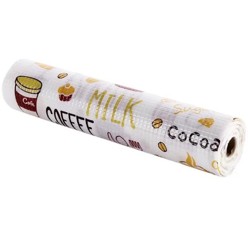 Potištěná podložka do kuchyňské linky Vodotěsná podložka do kuchyňské zásuvkové podložky Zásuvkové vložky do kuchyňských skříněk Podložky do lednice Škálovatelné Kontaktní papírová police