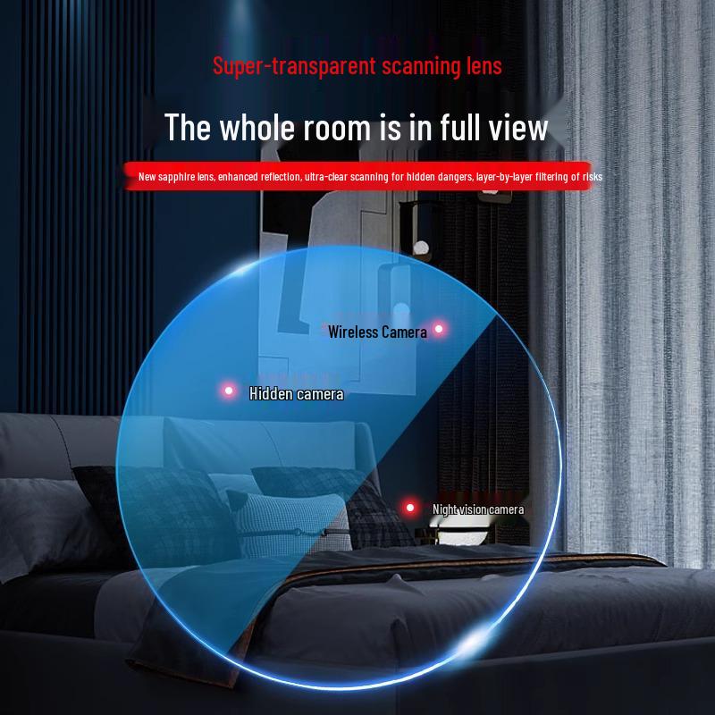 Detector portabil de cameră inteligent cu sunet siliconic infraroșu anti-spion