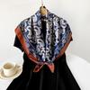 New Silk Scarf Ladies Cashew Printed Wrap Scarf Satin Scarf Satin Scarf Satin Large Square Scarf Shawl