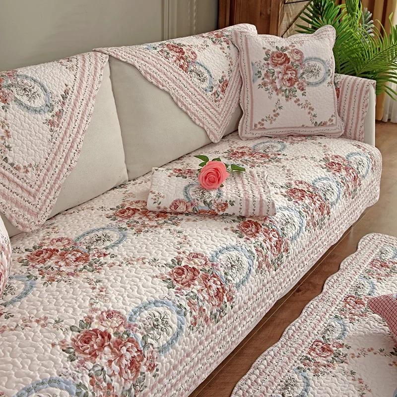 

Современные жаккардовые коврики для дивана в деревенском стиле, удобные, мягкие, нескользящие, дышащие, полотенце для дивана, универсальный декор для гостиной 70x210cm 1pcs