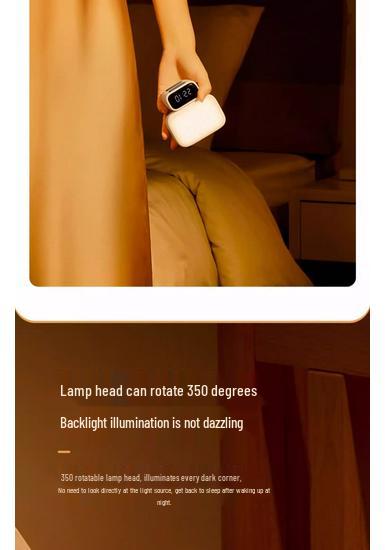 Rabbit Bedside Night Light with Remote - Baby Feeding & Eye Protection Lamp