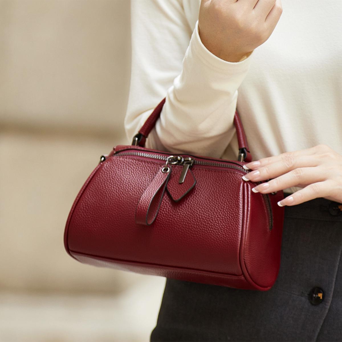 

Ограниченная коллекция, новая натуральная кожа, зимняя женская мода, деловая сумка-тоут с верхней ручкой, бостон