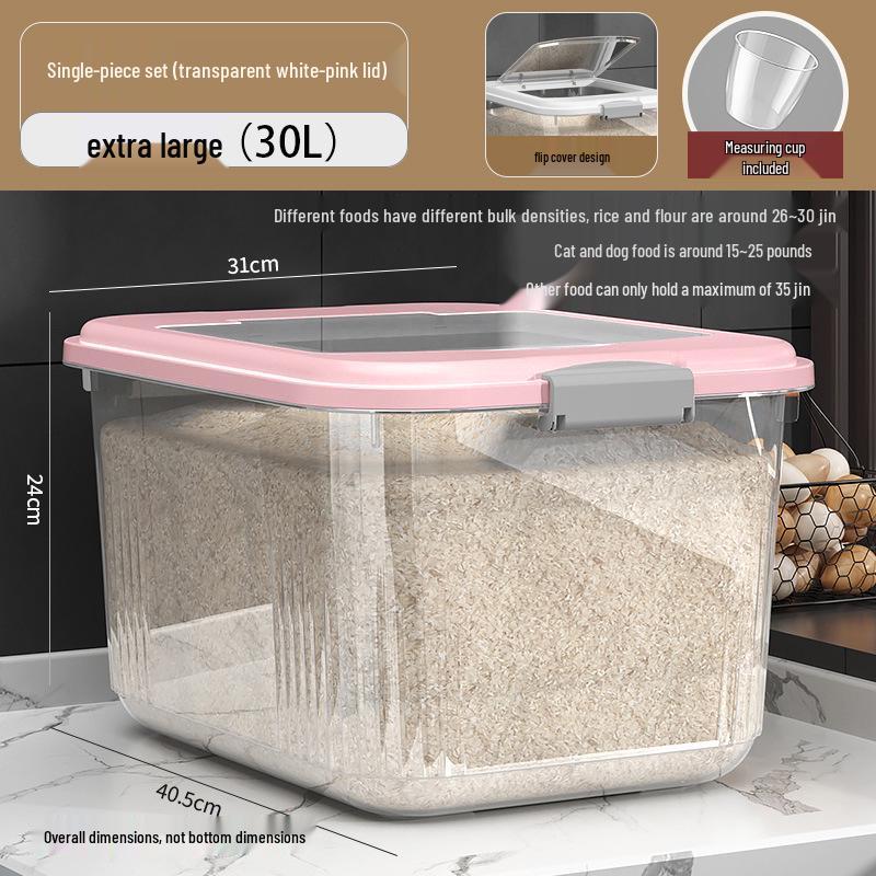 Versiegelter Insekten- und Feuchtigkeitsschutz-Aufbewahrungsbehälter für Reis & Mehl mit großem Fassungsvermögen