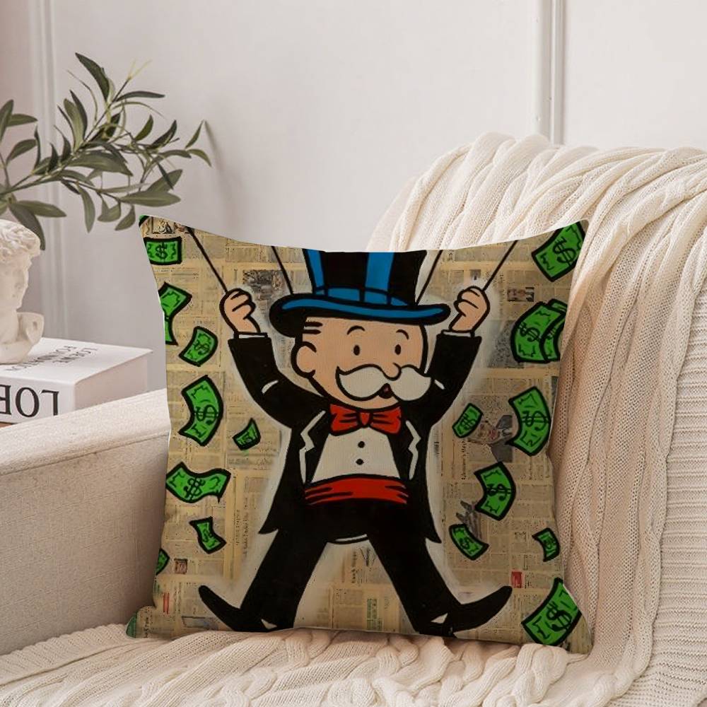 Game M-MonopolyS Pillow Case Home Decor Throw For Sofa Bed Car Room Decor Gift Idea