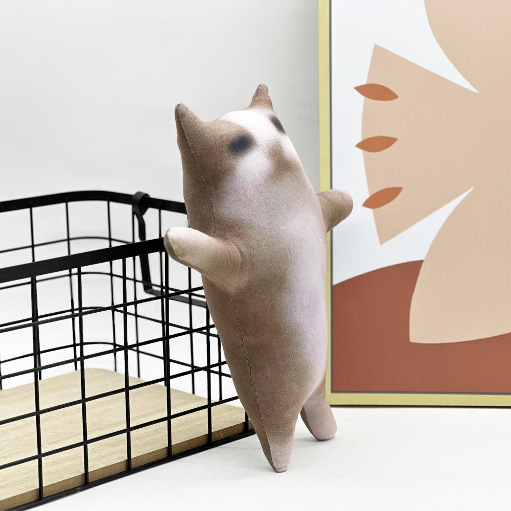 TinicooCat Happy Cat Plush Toy Movie Stuffed Animal Cute Cat Plush Interactive Cat Plush Animal Happy Cat Kids Toy Birthday Gift