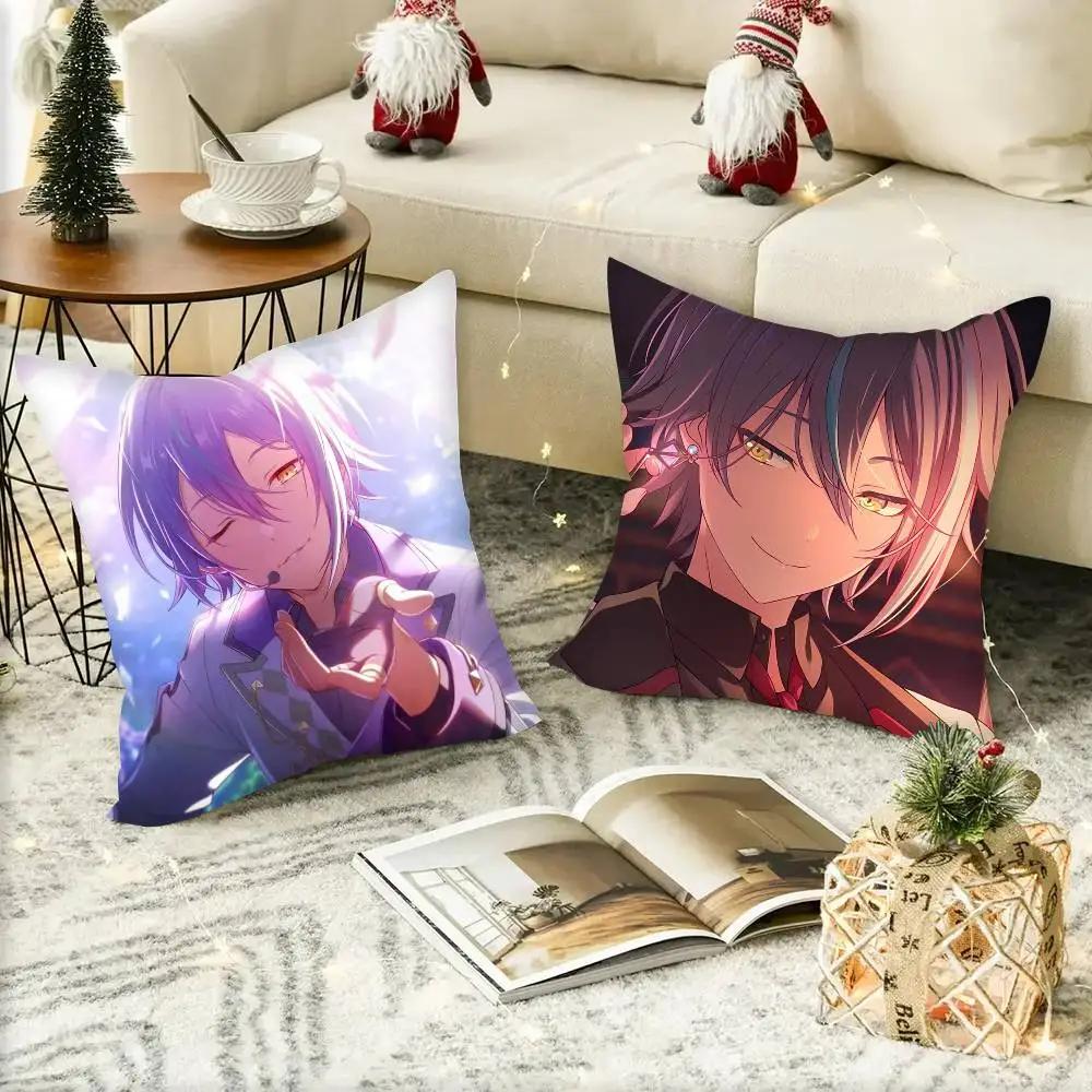 Kamishiro Rei Cool P-ProjectS S-SEKAI Pillow Case Square Pillow Bedroom Sofa Leisure Comfort Cushion Car Home Decoration