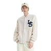 Levis American Street Style Loose Casual Baseball Jacket Unisex Jacket Beige 002HG-0001