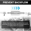 Brake Bleeder Check Valve Kit with Connector&Dust Cover,Brake Bleeder Hose One Way Check Valve for Hydraulic System,Universal Brakes Bleeding Tool