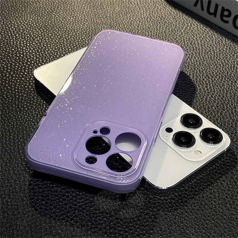 Fashion Bling Glitter Jelly Soft Silicone Phone Case For iPhone 16 15 11 12 13 14 Pro Max XR XS X 8 7 Plus Shockproof Back Cover