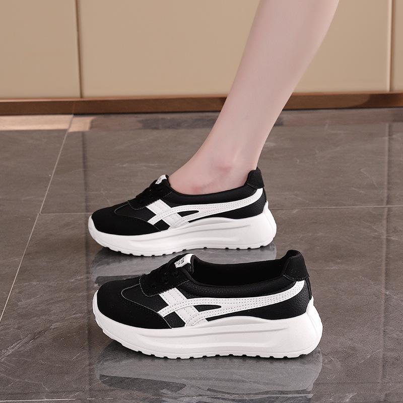 Forrest Gump Shoes Platform Sneakers Women's 2025 Spring and Autumn New Fashion Little White Shoes Versatile Shoes Female Student RL-K01