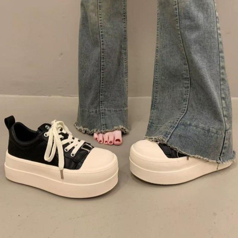 Damskie Buty Skórzane - Nowy Styl - Wszechstronne i Wygodne Codzienne Sportowe Trampki