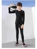 Kids' Quick-Dry Compression Sports Set: Basketball, Running, Football, & Badminton Training Uniform