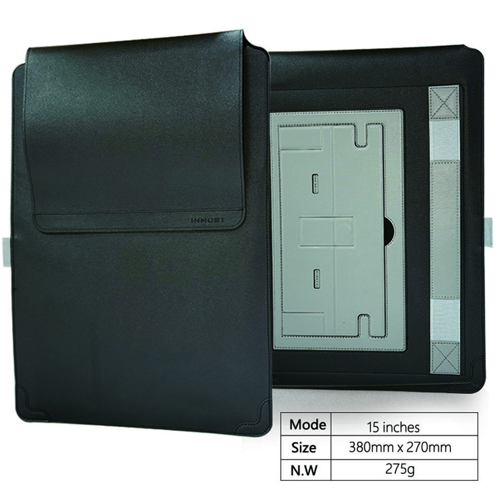 15 inch Tablet Case Stand Mouse Pad PU Leather Tablet Cover