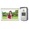 10 Zoll WIFI Video Türsprechanlage Kabelgebundenes Video-Intercom-System für Tuya Smart APP 100?240VEU-Stecker