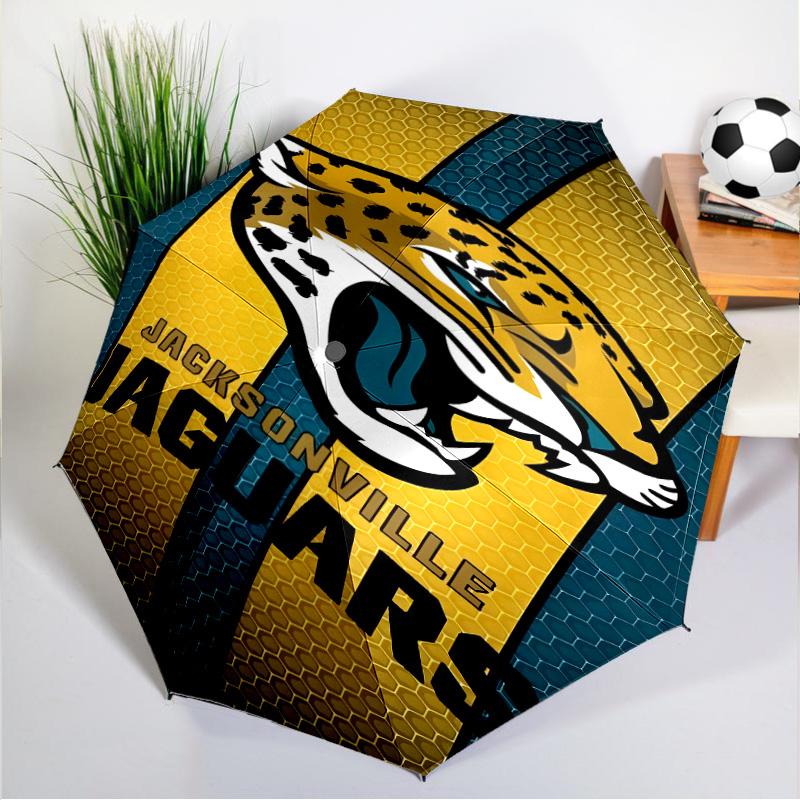 Jaguars Team Spirit Umbrella 8-Frame for Travel, Camping, Casual Lightweight Portable Umbrella, Essential for Every Family Holidays Gift