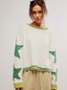 Trendy Women's Hoodie, Autumn/Fall Fashion Long Sleeve T-Shirt Loose Fit Crew Neck Floral Sweatshirt