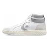 Converse Pro Blaze Classic Comfortable Versatile Cushioning Lightweight High-Top Skate Shoes Unisex Skate Shoes White Gray A09083C
