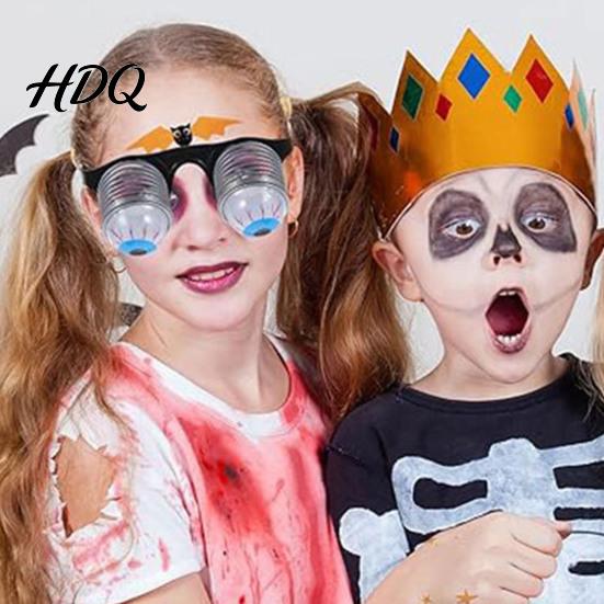 Eye Catching Party Favors Pop-Out Eyes Glasses Wobbly on Springs Novelty Gag Gifts for Friends Prank Glasses Halloween Costume Parties Funny