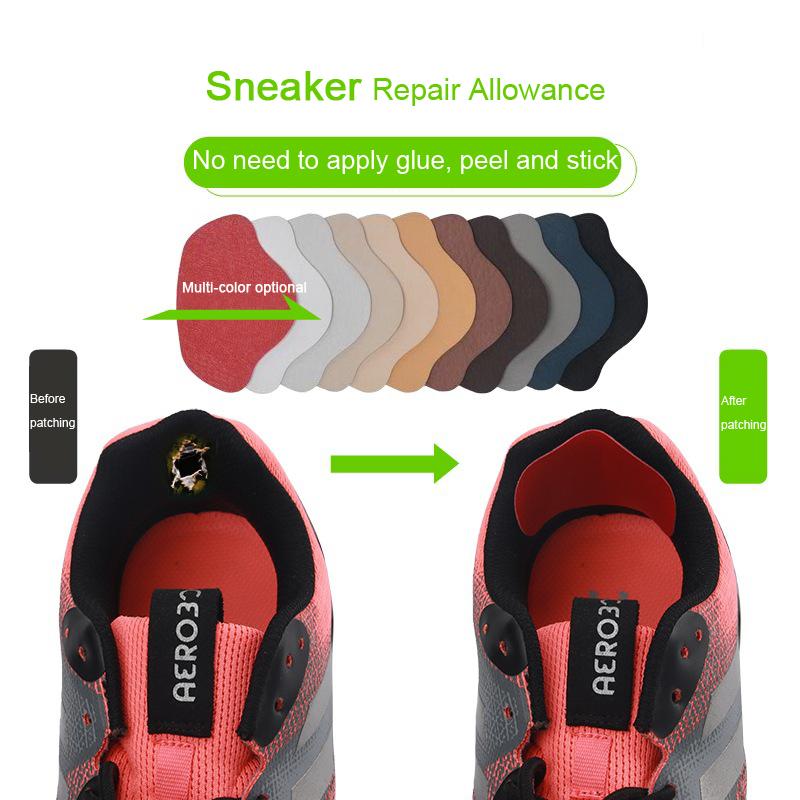 1 buc pantofi patch-uri Vamp reparare autocolant subvenție lipicios pantofi branț toc protector toc gaură reparare căptușeală anti-uzură toc picior îngrijire instrument