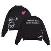 Y2K American High Street Casual Cupid Archery Jacquard Knit Sweater for Men and Women