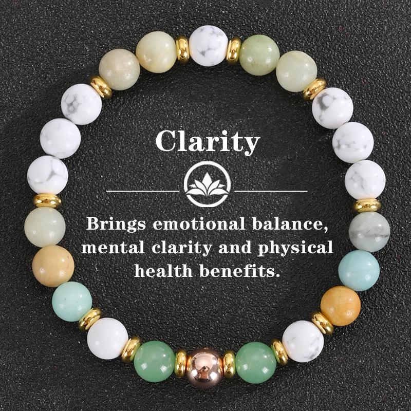 2025 Tiger Eye & Green Crystal Elastic Cord Wealth Bracelet - Handmade Jewelry