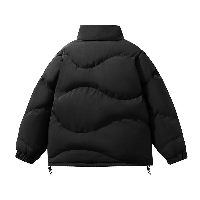 ROMON Men's Stand Collar Thickened Insulated Casual Jacket
