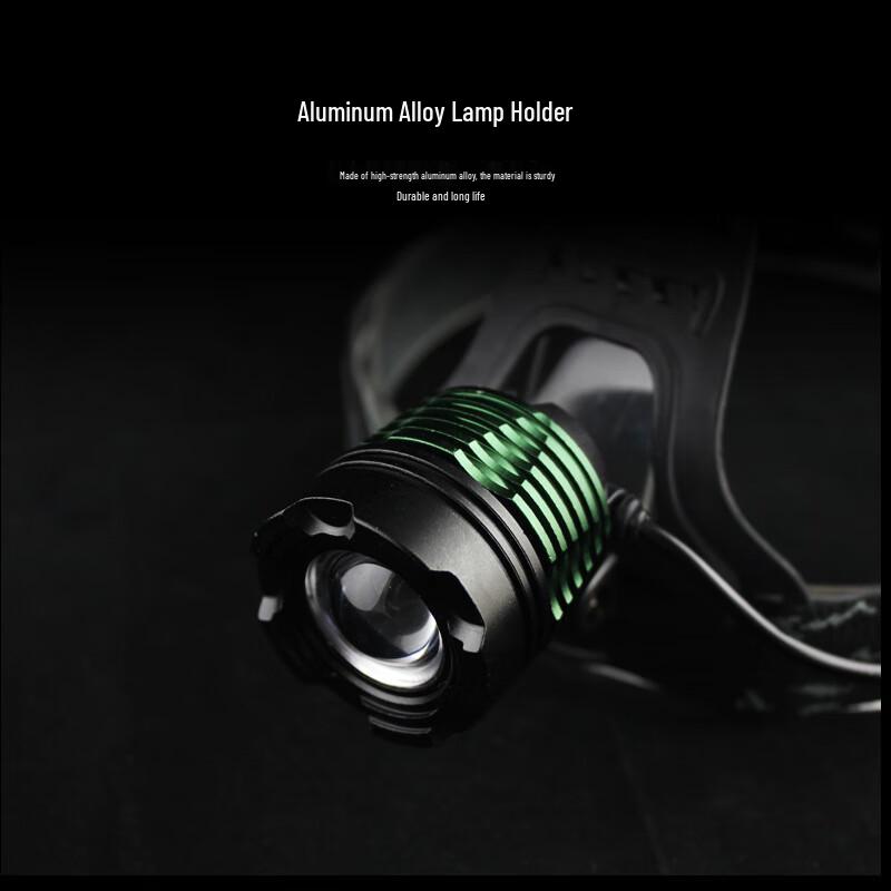 UOSU L2 Rechargeable LED Headlamp with Rotary Zoom