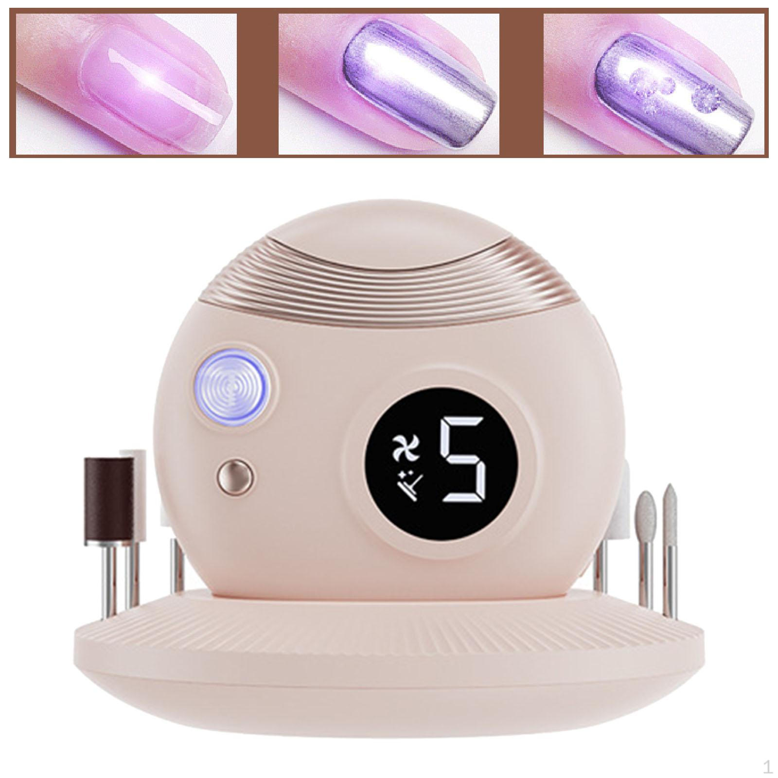 

Electric Nail Fingernail Care Automatic Low Noise Portable Rechargeable Trimmer for Kids рожевий