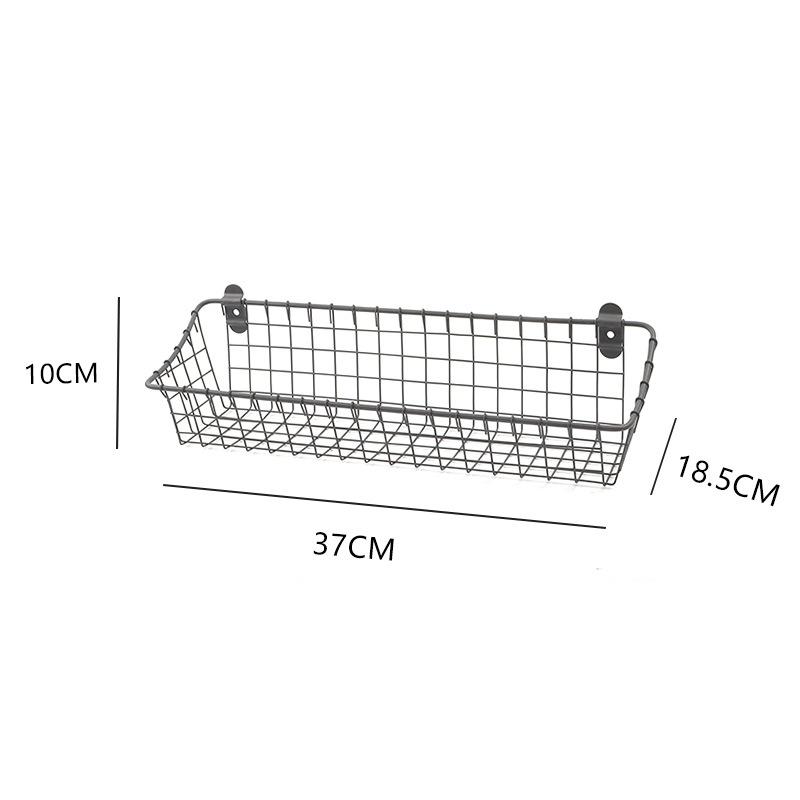 Wall-mounted storage basket, kitchen wall-mounted shelf, bathroom, bedroom wall-mounted skin care product shelf