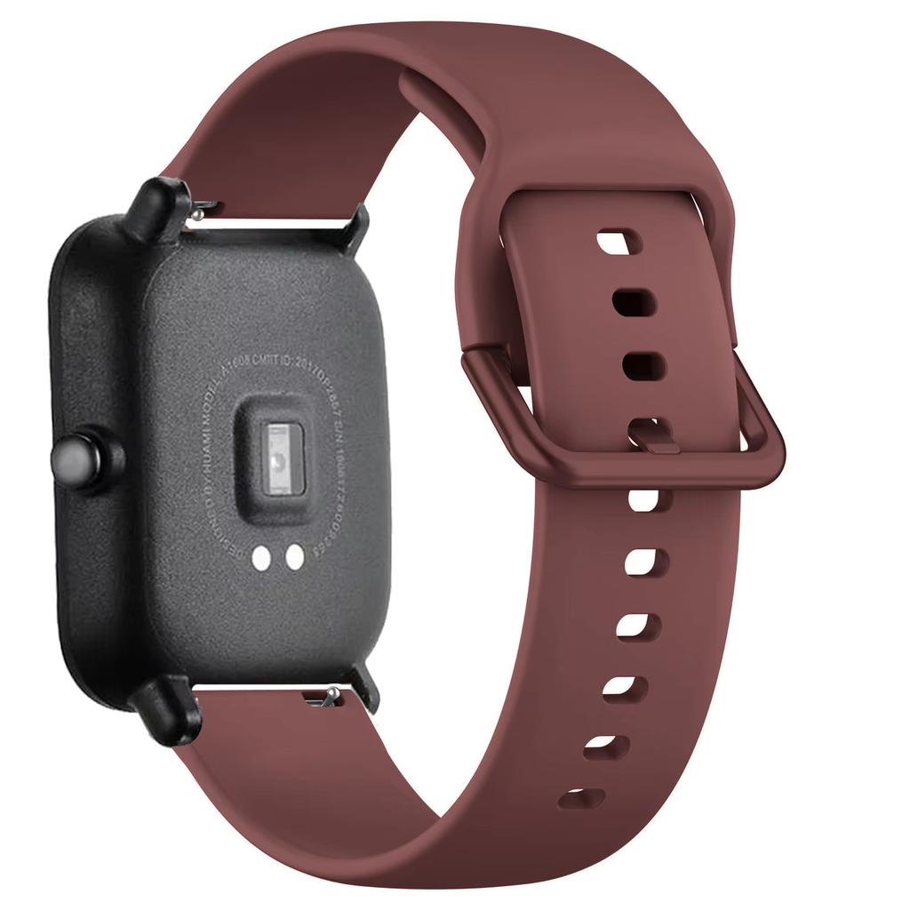Silicone band For Amazfit GTS/2/2e/4/3/GTS2 Mini/GTR 4/47mm/GTR2/2e/stratos 2/3 20mm/22mm Watch Bracelet Amazfit bip 6 5 3 strap