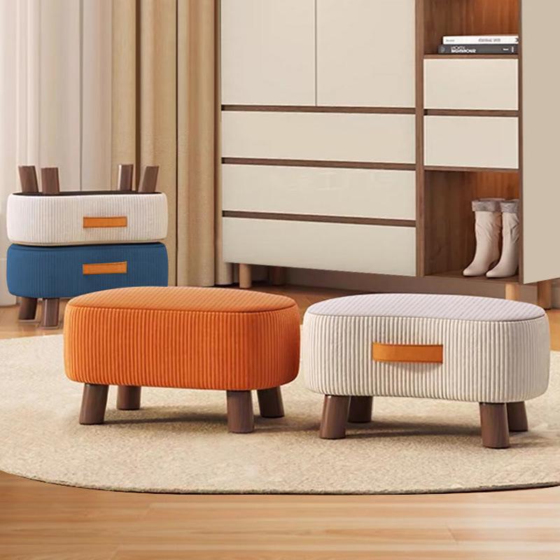 Footstool Bench Minimalist Sofa Compact For Living Room And Entrance