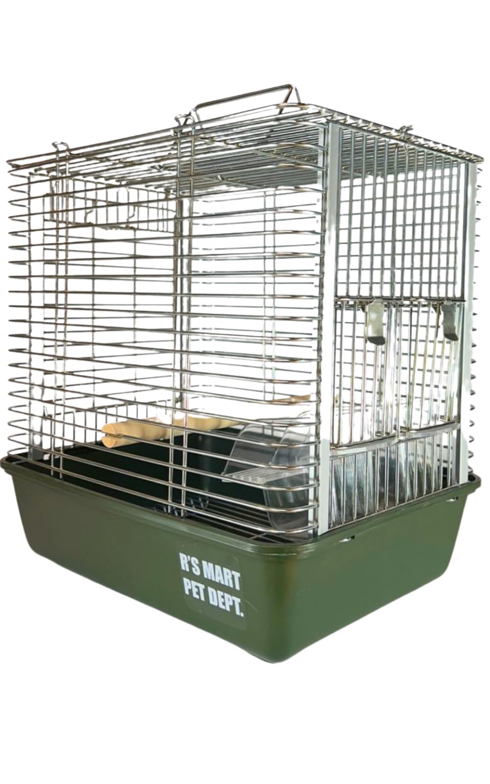 

R S MART PET DEPT. Birdcage/Cage Carrier for Parakeets, Hawthorn Green, Limited Edition Color