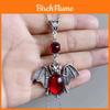 Vampire Bat Gothic Necklace With Alloy Pendant For Women