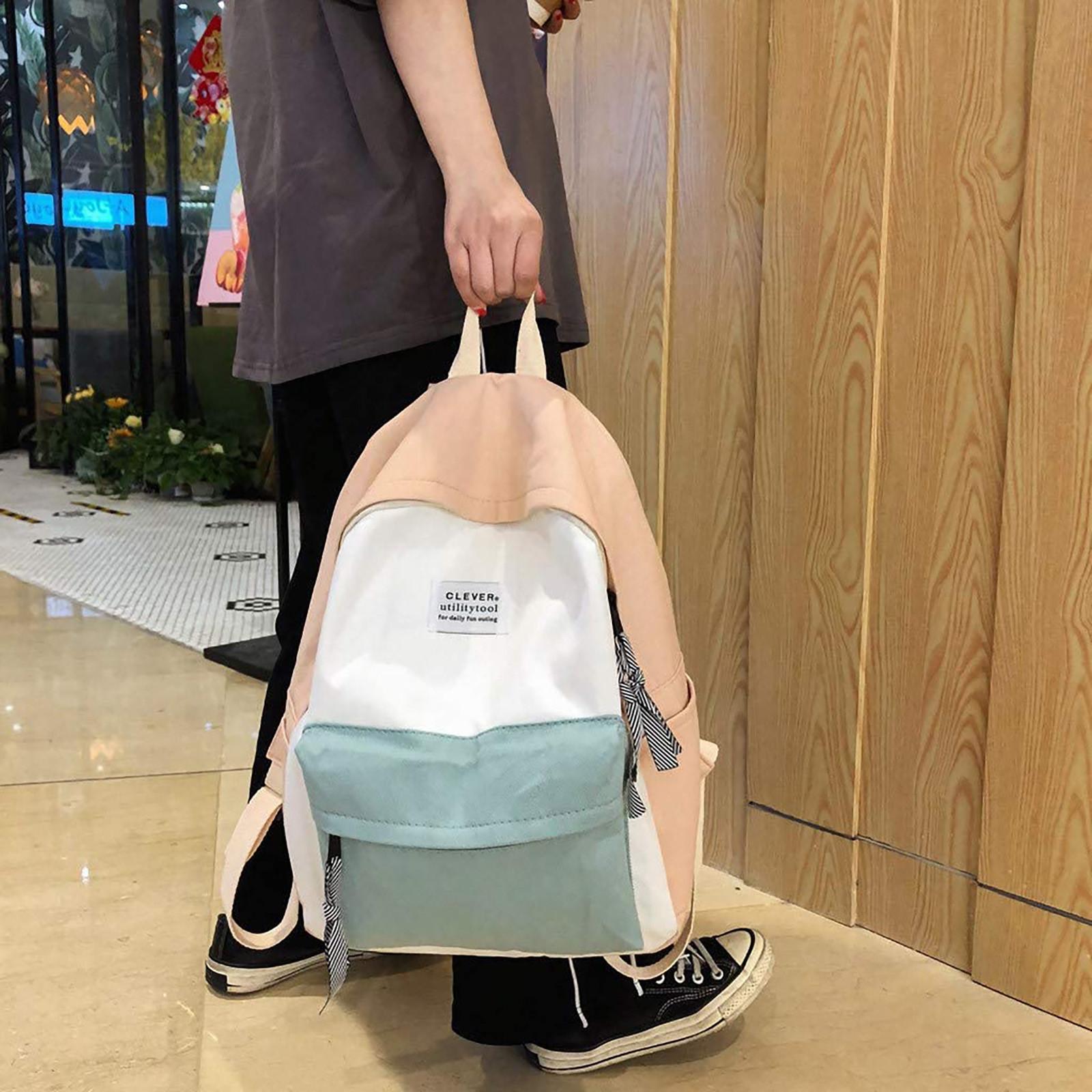 

Шкільний портфель для пари. Дорожня сумка для походів. Кольоровий рюкзак. Колекція світлових сумок AS SHOWN