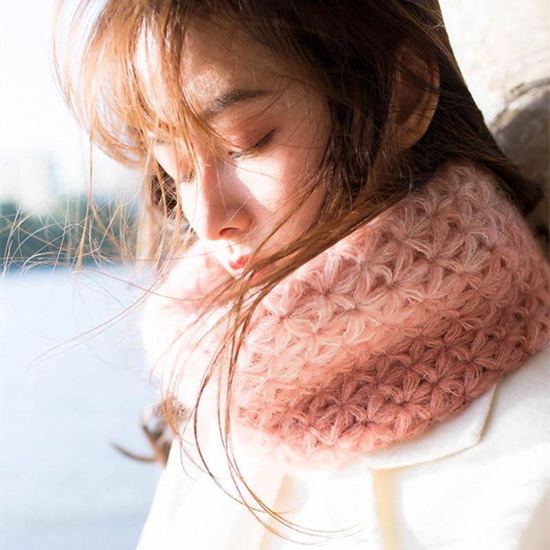 Mohair Fine Wool Yarn Knitting Sewing Thread Soft Skin-friendly Crochet for Sweater Scarf Shawl