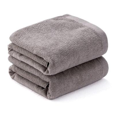 Towel Factory Lab Bath Towel Set of 60 X 120 Affordable Towels "Daily" 2, 100% Cotton, Approx. Cm, Gray, Thin, Quick-Drying, Absorbent,