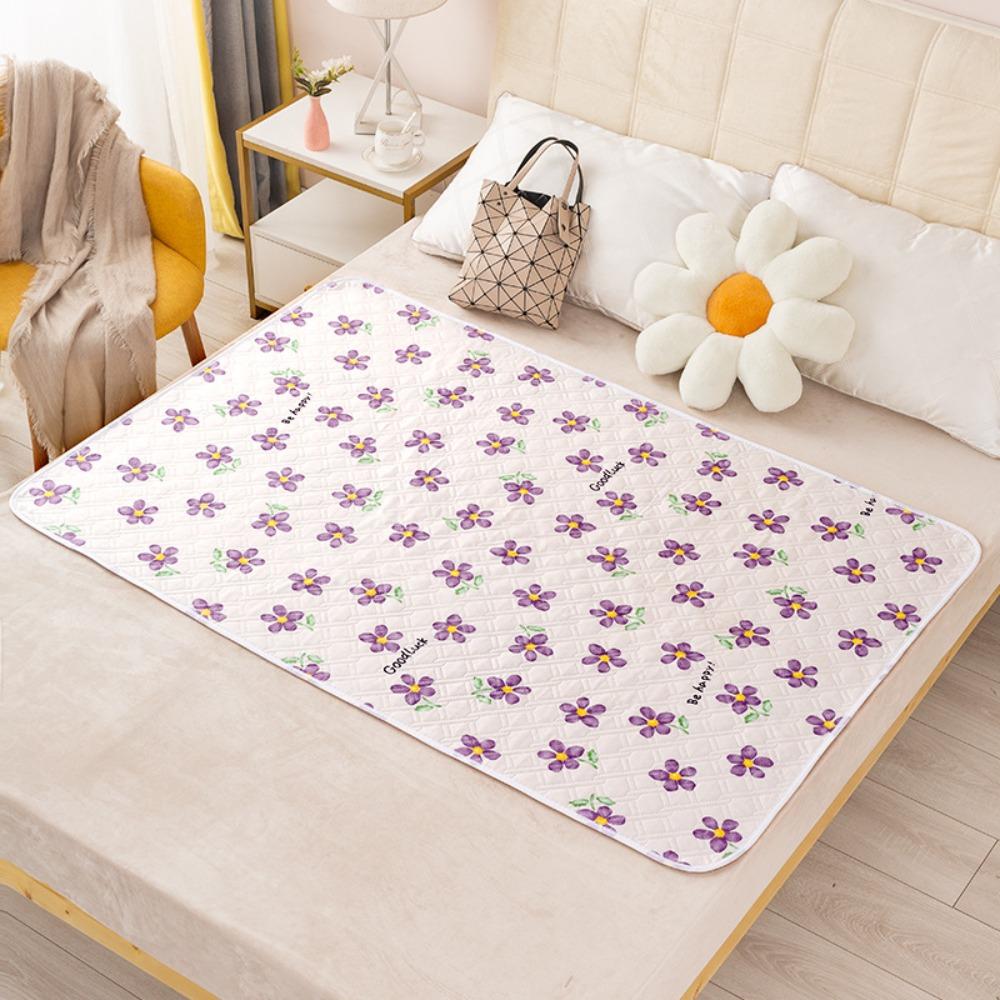 Washable Menstrual Pad Waterproof Anti Leakage Non Slip Mattress Pad Reusable Period Bed Pad for Girls Students Dormitory