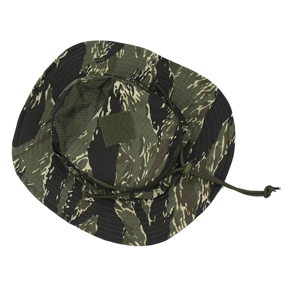2025Camouflage Enthusiasts Square Pocket Camo Bonnie Cap US Bucket Benny Hats Multicam Fishing Outdoor Hiking Tactical Sun Caps