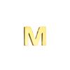 Stainless Steel Non-Fading English Letter Pendant Charms for DIY Jewelry, 26 Letters Available
