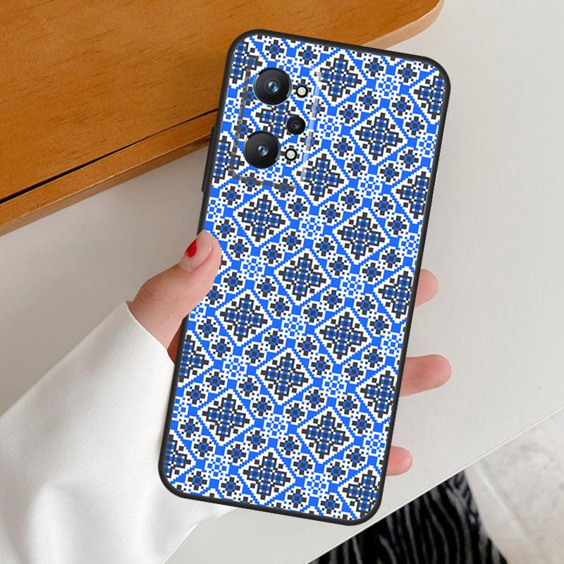 Ukraine Ornament Pattern For Realme C53 C51 C55 C67 C30 C31 C33 C35 C21Y C25s GT5 9 10 11 12 Pro Plus GT Neo 6 Case