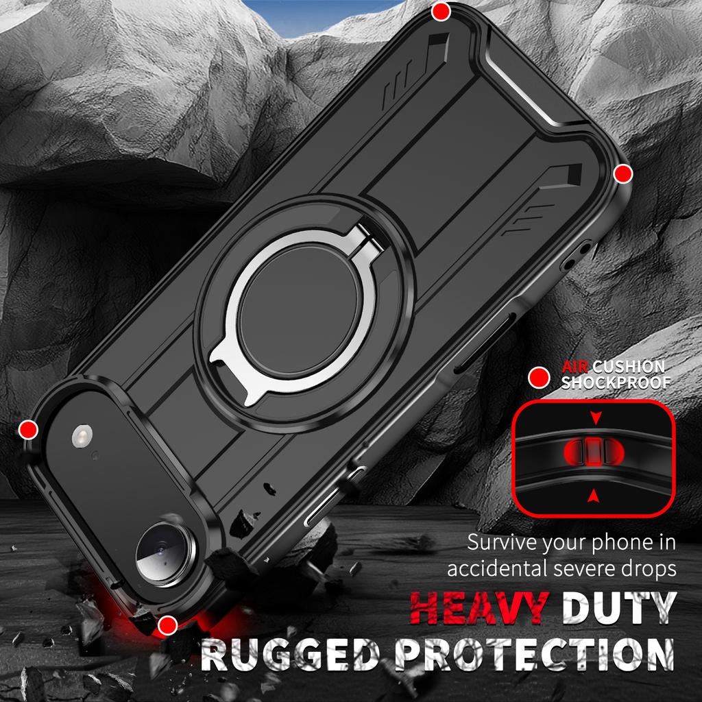 for iphone17 Anti-fingerprint stand function Ring Case for Iphone 17 Air Iphone17 16 Pro Max Plus Pro Iphone16 Iphone15
